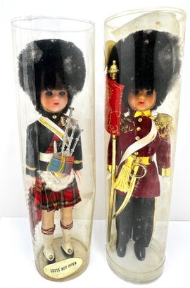 2 Vintage Soldier Dolls, Scotland