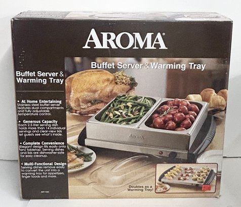New In Box Aroma Buffet Server And Warming Tray
