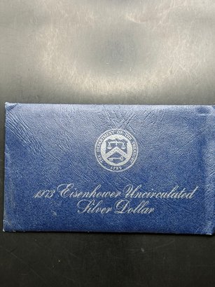 1973 Uncirculated Eisenhower Silver Dollar
