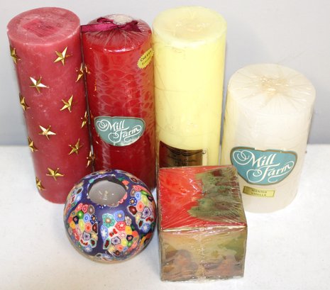 Lot Of 6 Candles