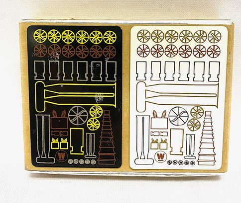 Vintage Dual Pack Of Playing Cards W/ Atomic Design