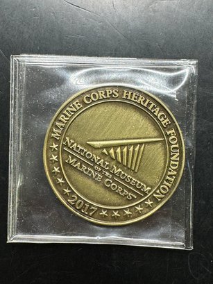 2017 National Museum Of The Marine Corps Token