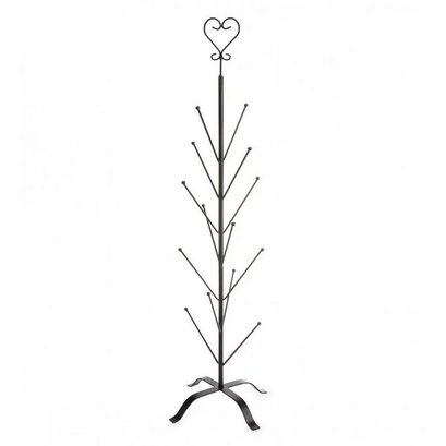 Freestanding Mitten Tree With Heart-Shaped Finial