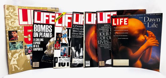 7 1980s & 1990s Life Magazines