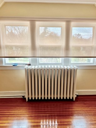 A 108 Inch Mesh Roller Shade