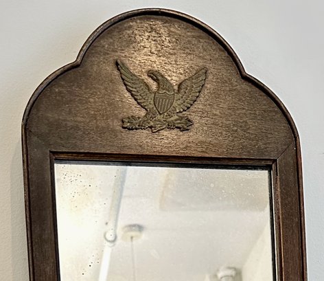 Antique Federal Style Wall Mirror With Eagle Detail By Imperial Gables, Grand Rapids
