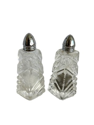 Crystal Salt & Pepper Shakers
