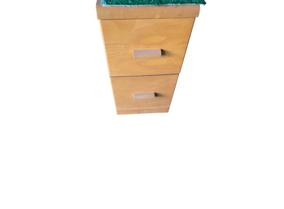 Small Wooden File Cabinet