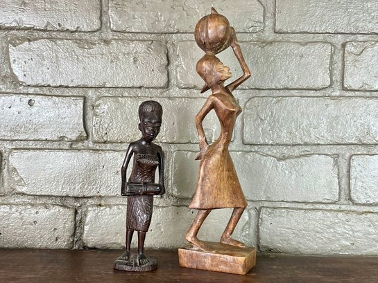Hand Carved African Statuettes.