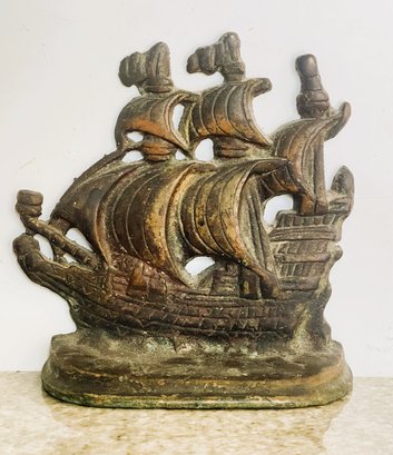 Cast Brass? 5' Ship Sculpture