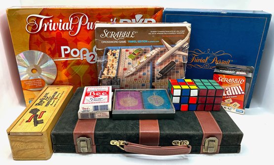 Board Games Including Vintage Rummicube, Cards & Rubik Cubes, Some Vintage