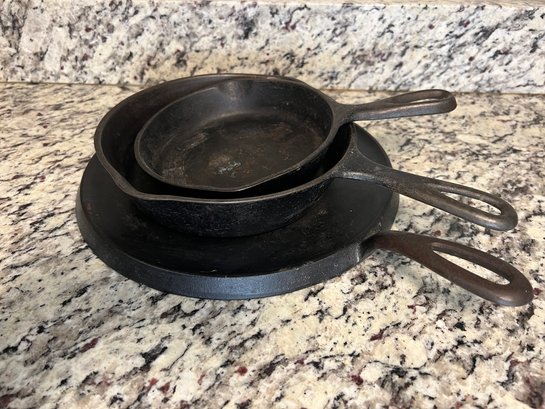 Vintage Cast Iron Grouping Including Griswold