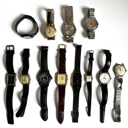 12 Vintage Men's Watches: Swatch, Benrus, Bulova, Harvester & More