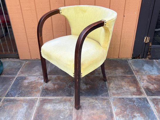 Mid Century Chair In Velvet