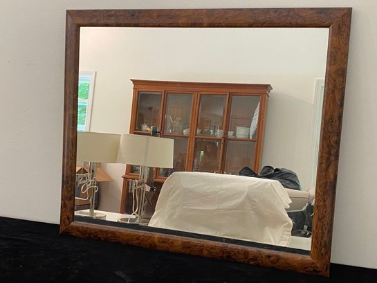 Large Wood Framed Mirror