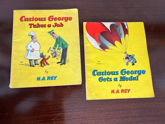 1940s-50s Curious George Books Including 1st Printing Softcover