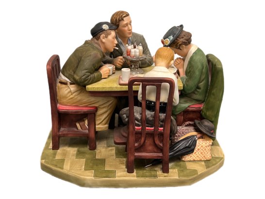 Norman Rockwell 'Saying Grace' Limited Edition Figurine