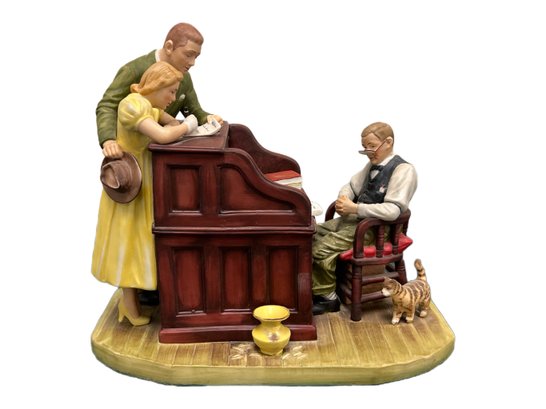 Norman Rockwell 'The Marriage License' Limited Edition Figurine