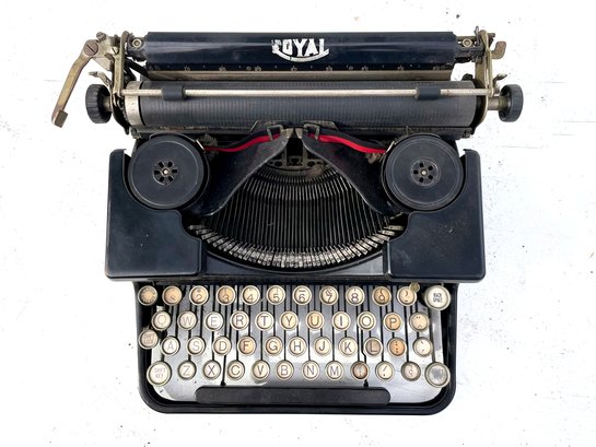 An Antique Royal Portable Typewriter