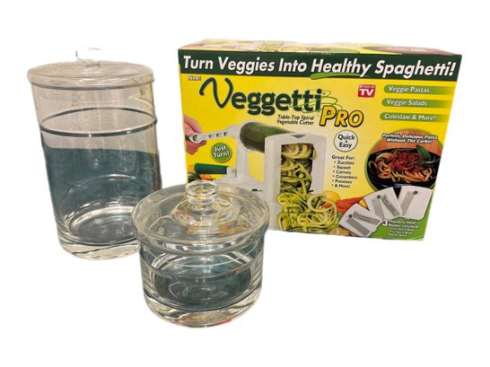 Veggetti Pro & Glass Storage Jars