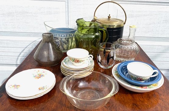Assortment Of Vintage Glassware, China, & Dishware