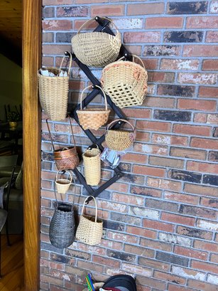 Black Hanger With Baskets