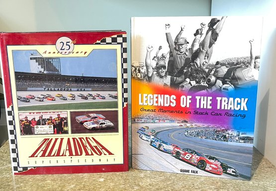 1994 Talledega Super Speedway 25th Anniversary & 2007 Legends Of The Track Hard Cover Books
