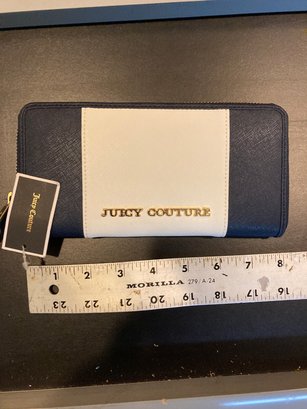 Juicy Couture Blue And White  Wallet