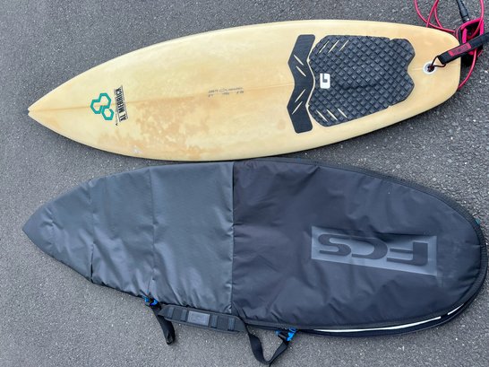 Al Merrick / Bob Haakenson UL Channel Islands Surfboard With FCS Bag