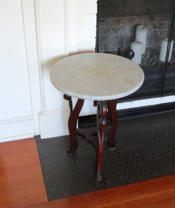 An Italian Marble Topped Side Table