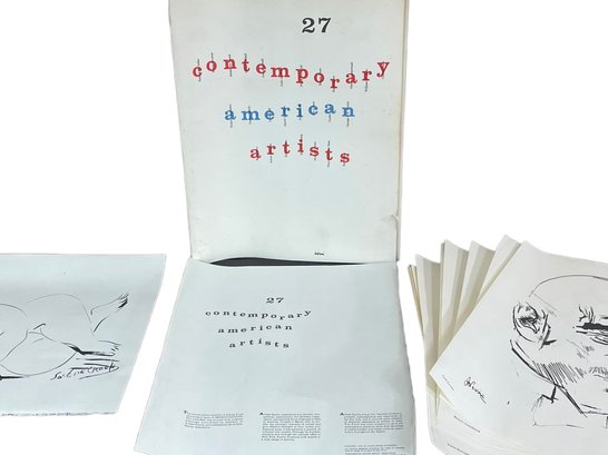 '27 Contemporary Artists'  Portfolio By Artist Equity Association, 1959 - Limited Edition