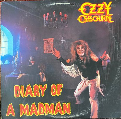 Ozzy Osbourne - Diary Of A Madman LP 1981 Jet Records FZ 37492 Vinyl