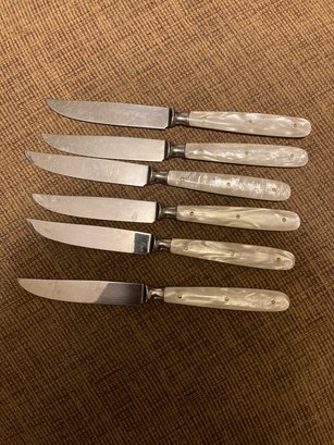 Set Of 6 Vintage Steak Knives Made In  Solingen Germany