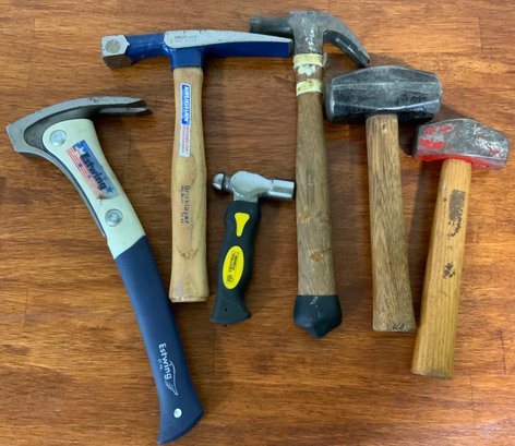 Hammer Lot ~ Estwing, Vaughan & More ~ 6 Hammers