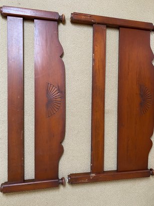 Wooden Headboard And Footboard For Double Bed