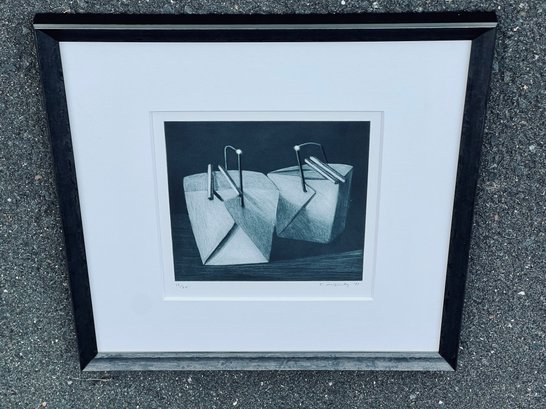 Limited Edition B&W Still Life Print Chinese Takeout Boxes - Signed & Numbered