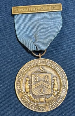 The Grand Lodge Of Rhode Island Veteran Medal