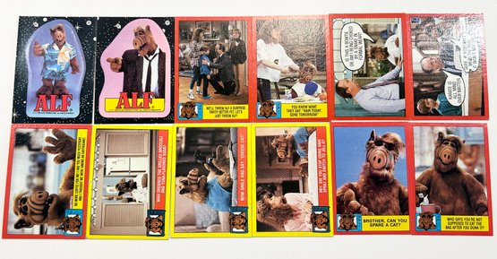 Lot Of 1980s Alf Cards & Stickers