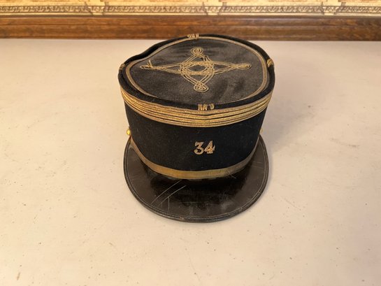 Antique Train Conductors Hat