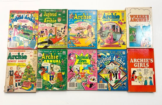 Lot Of 1970s Archie Paperback Comic Books