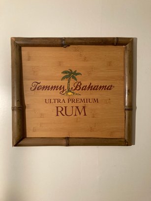 Tommy Bahama Wooden Rum Sign