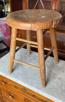 Vintage Milking Stool Hand Signed By The Maker Please See Photos