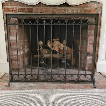 A Gothic Style Fireplace Screen - Living Room