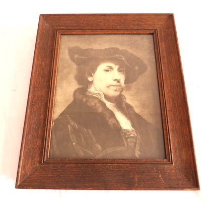 Rembrandt Self Portrait At 34 Framed Print