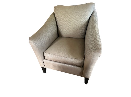 Ethan Allen Contemporary Upholstered Club Chair