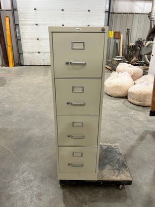 Tall 4 Drawer Metal Filing Cabinet