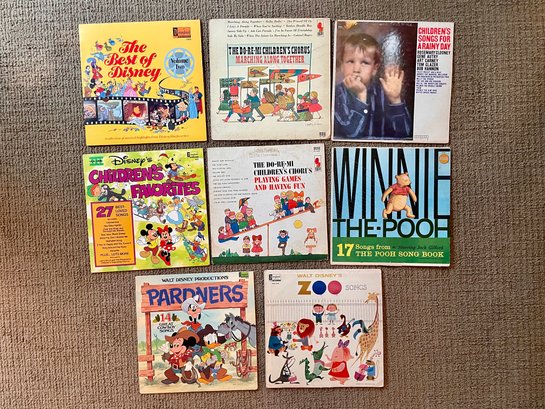 Eight Children's Music Record Collection