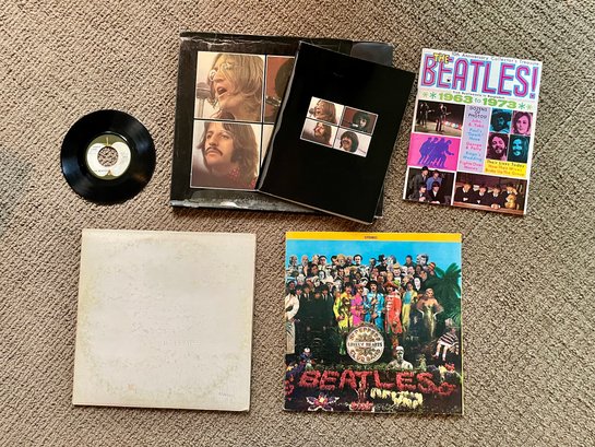 Beatles Memorablilia Incl. The Beatles! Magazine (1972), Sgt. Pepper's Lonely Hearts Club Band Album & More!