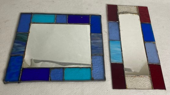 Two Stained Glass Mirrors
