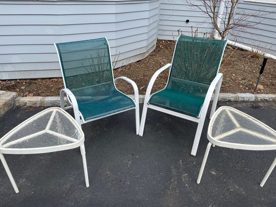 Outdoor Chairs And Side Tables By Telescope Casual Furniture